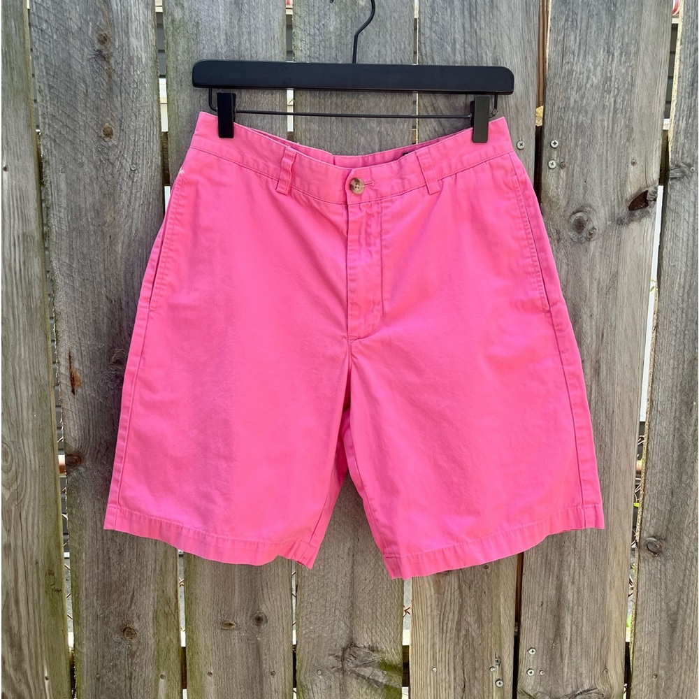*Vineyard Vines | Bright Pink 9" Flat Front Shorts Mens Size 30